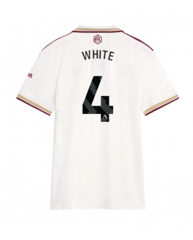 Arsenal Ben White #4 Maglia Gara Terza Repliche 2025-26 Donna Maniche Corte